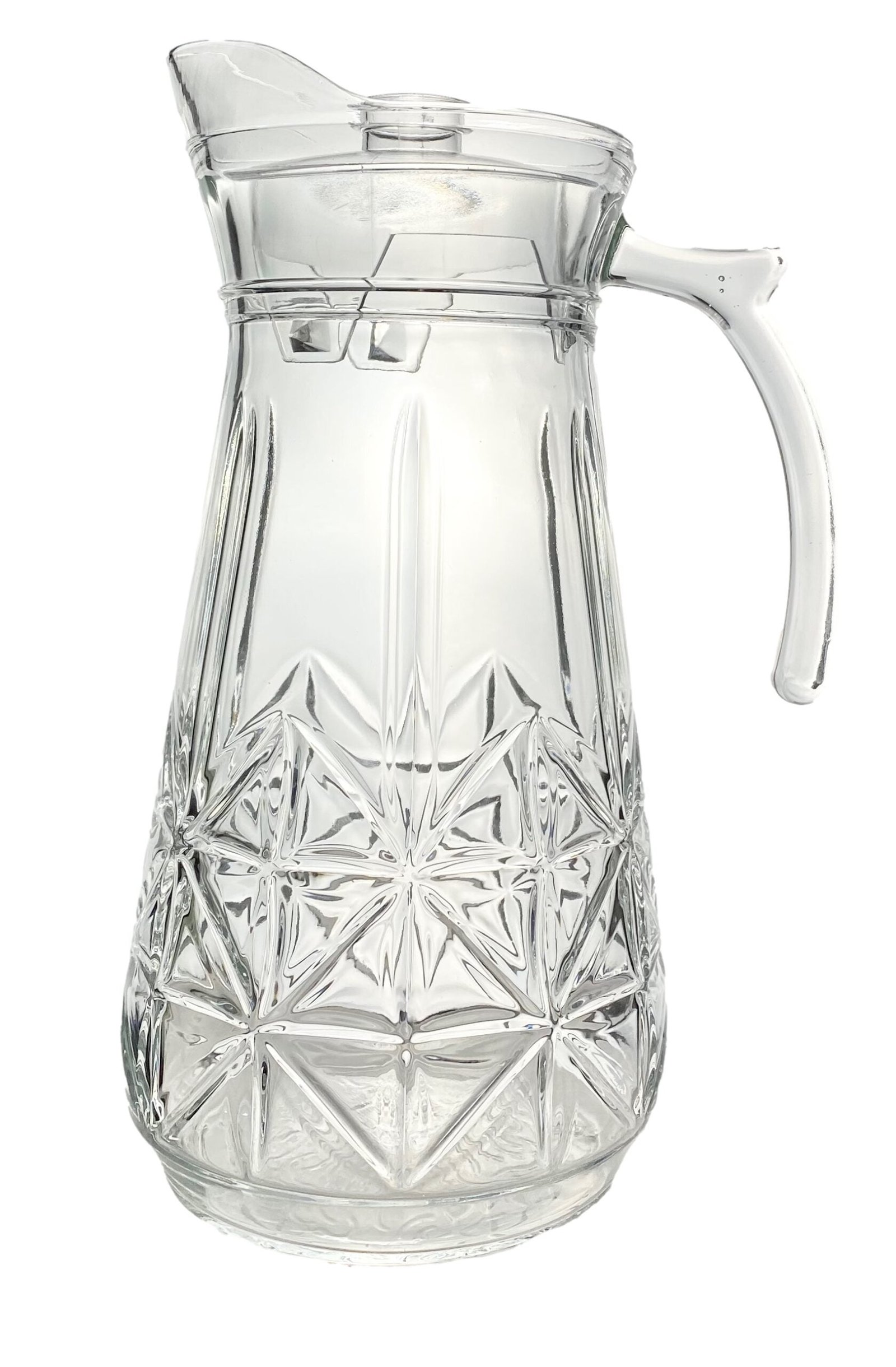 HUBERT® Stainless Steel Water Pitcher with Ice Guard 48 Ounce 