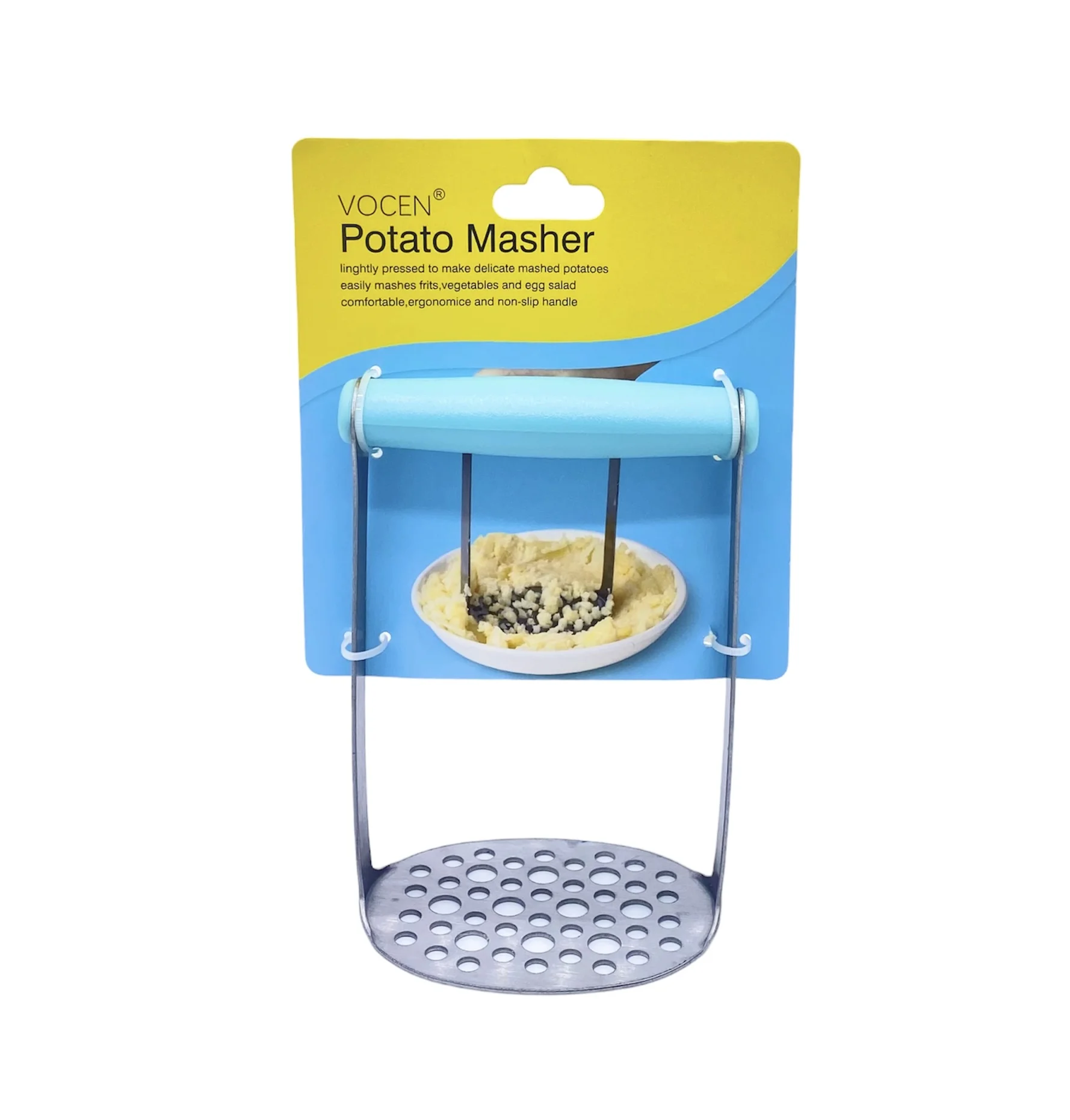 Stainless Steel Potato Masher - 72 Pcs/Ctn